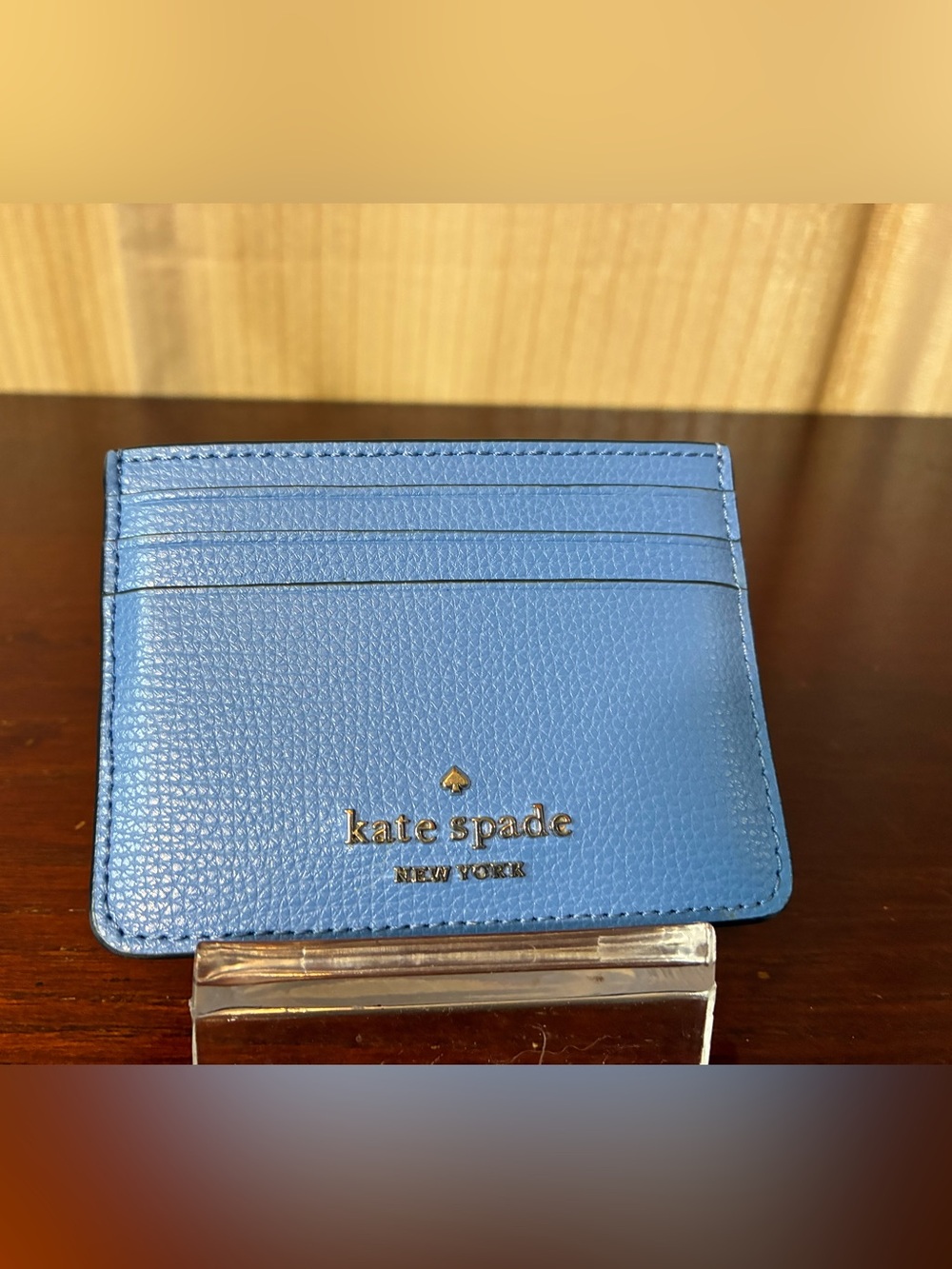 kate spade Blue Leather Card Case